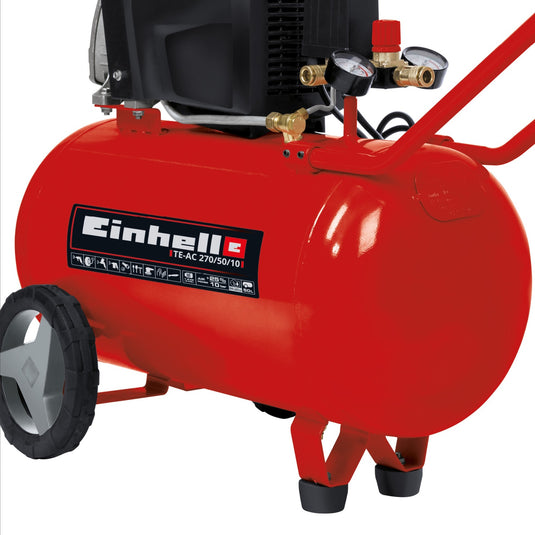 Einhell compressor te-ac 270 50 10 (rood)