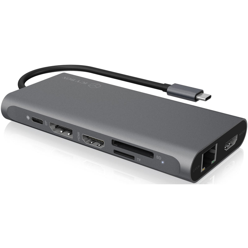 Afbeelding laden in galerijviewer, Icy box ib-dk4050-cpd dockingstation (antraciet)

