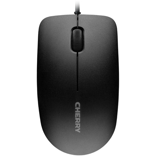 Cherry dc 2000, desktopset (zwart, eu lay-out (qwerty), rubberdome, 1,200 dpi)