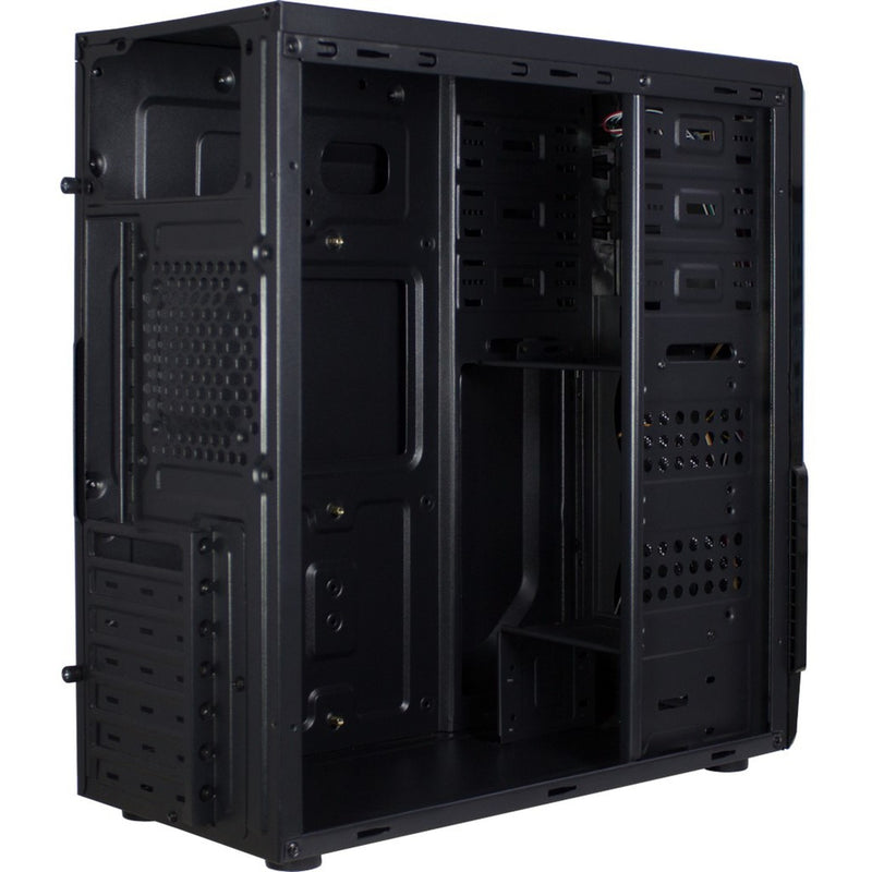 Afbeelding laden in galerijviewer, Inter-tech b-42 rgb midi tower behuizing (zwart | 3x usb-a | rgb | window)
