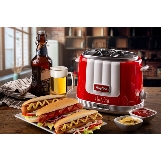 Ariete party time hotdogmaker 0206 00 hot dog maker (rood wit)