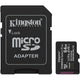Kingston canvas select plus 64 gb microsdxc geheugenkaart (zwart, uhs-i u1, class 10, v10, incl. sd adapter)