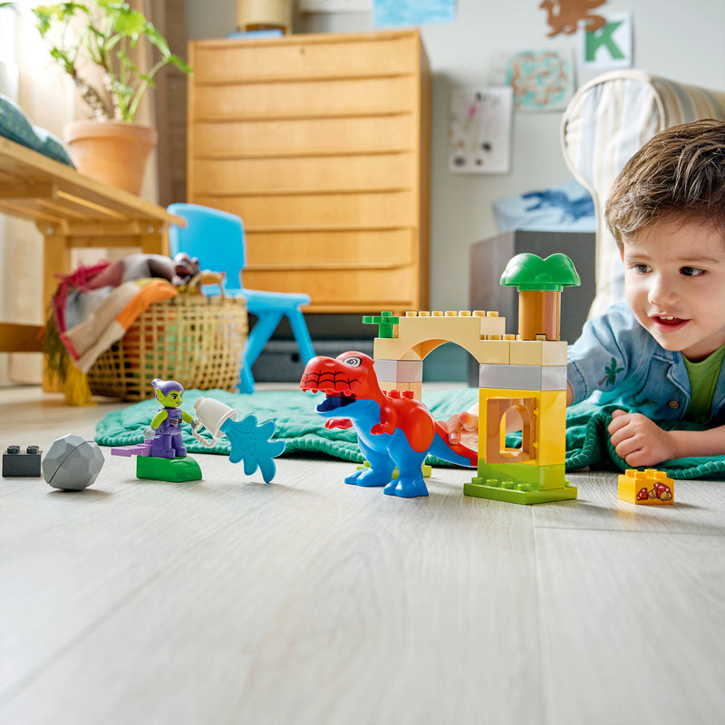 Afbeelding laden in galerijviewer, Lego duplo 10463 dinosaurus spidey-rex vs. green goblin
