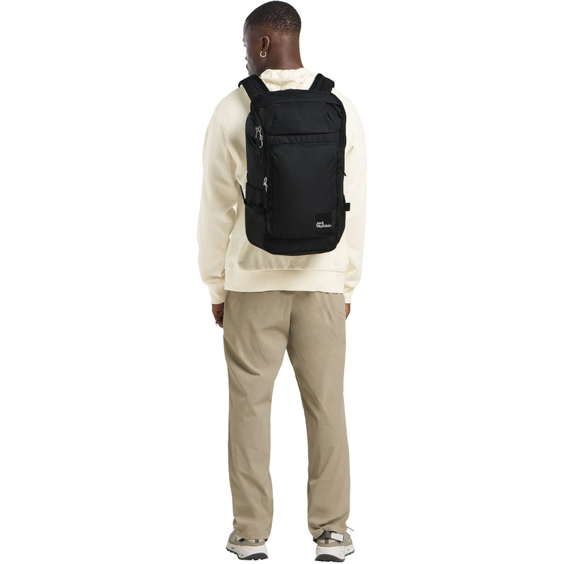 Afbeelding laden in galerijviewer, Jack wolfskin lyall rugzak (zwart, 28 liter)
