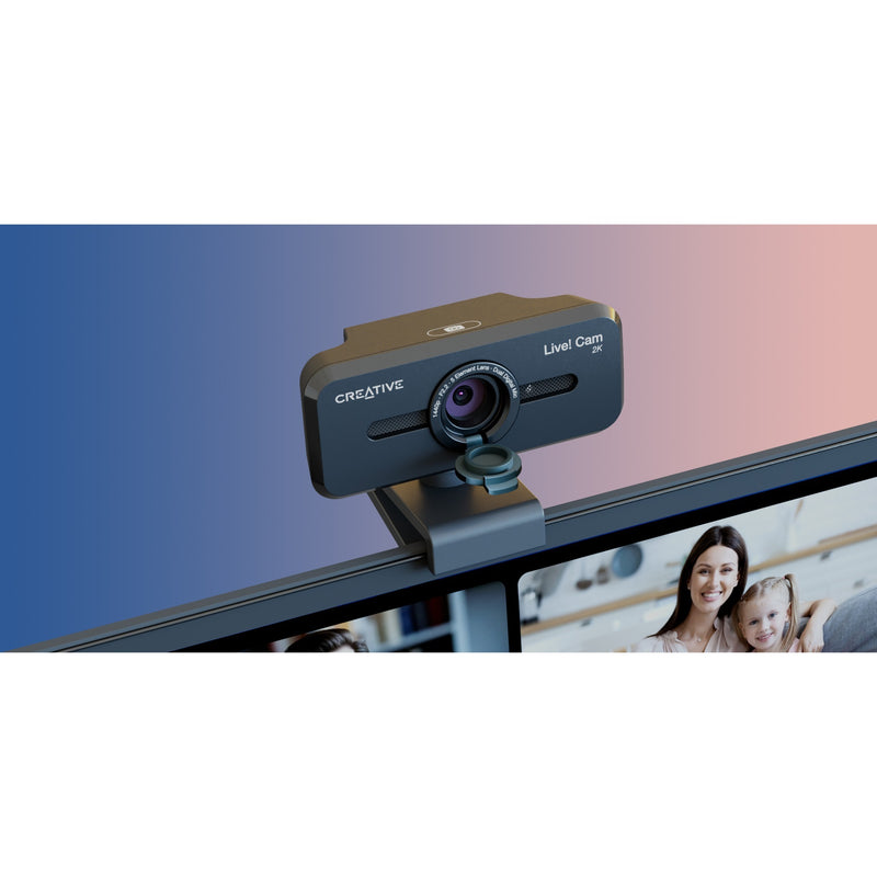 Afbeelding laden in galerijviewer, Creative live! cam sync v3 webcam (zwart)

