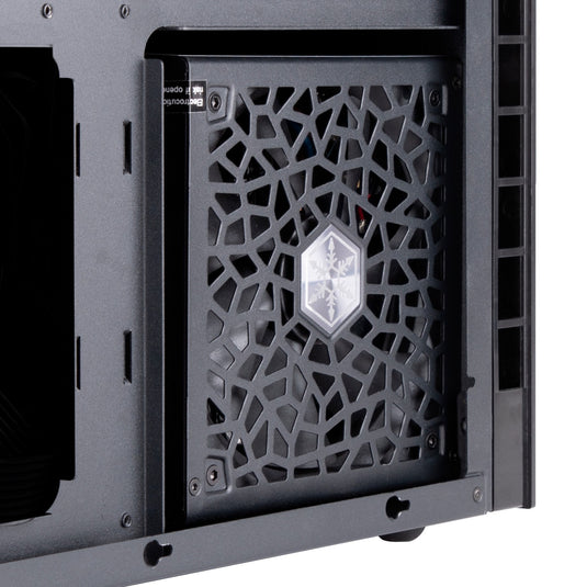 Silverstone sugo 17 mini tower behuizing (zwart | 2x usb-a | 1x usb-c)