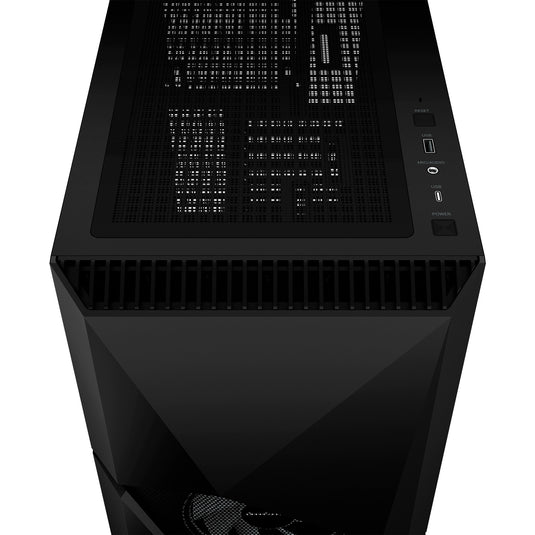 Deepcool cyclops midi tower behuizing (zwart | 1x usb-a | 1x usb-c | window)