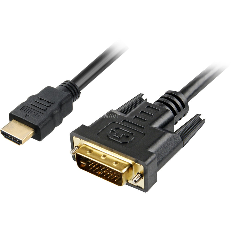 Afbeelding laden in galerijviewer, Sharkoon hdmi > dvi-d adapter (zwart, 2 meter, dual-link)
