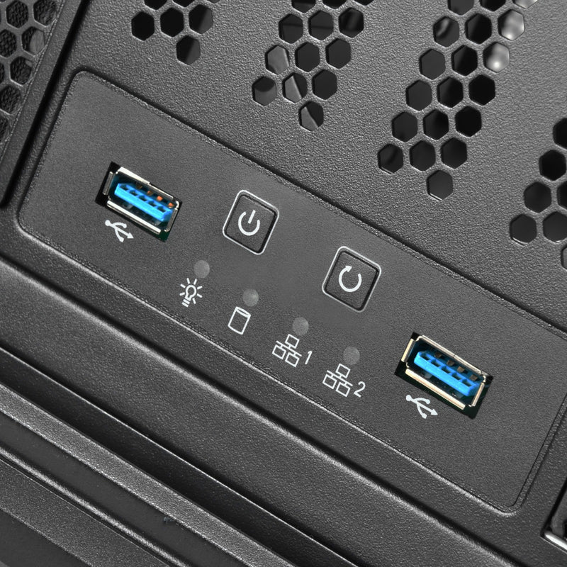 Afbeelding laden in galerijviewer, Silverstone rm400 rack behuizing (zwart | 2x usb-a 3.2 (5 gbit s))
