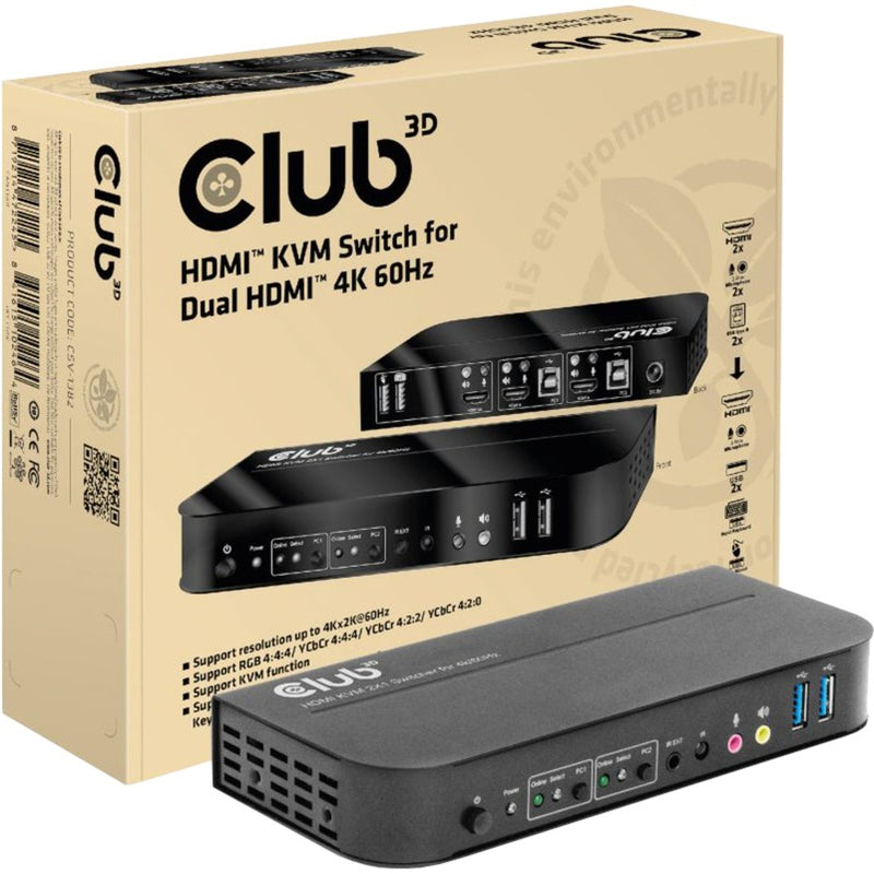 Afbeelding laden in galerijviewer, Club 3d csv-1382 kvm-switch
