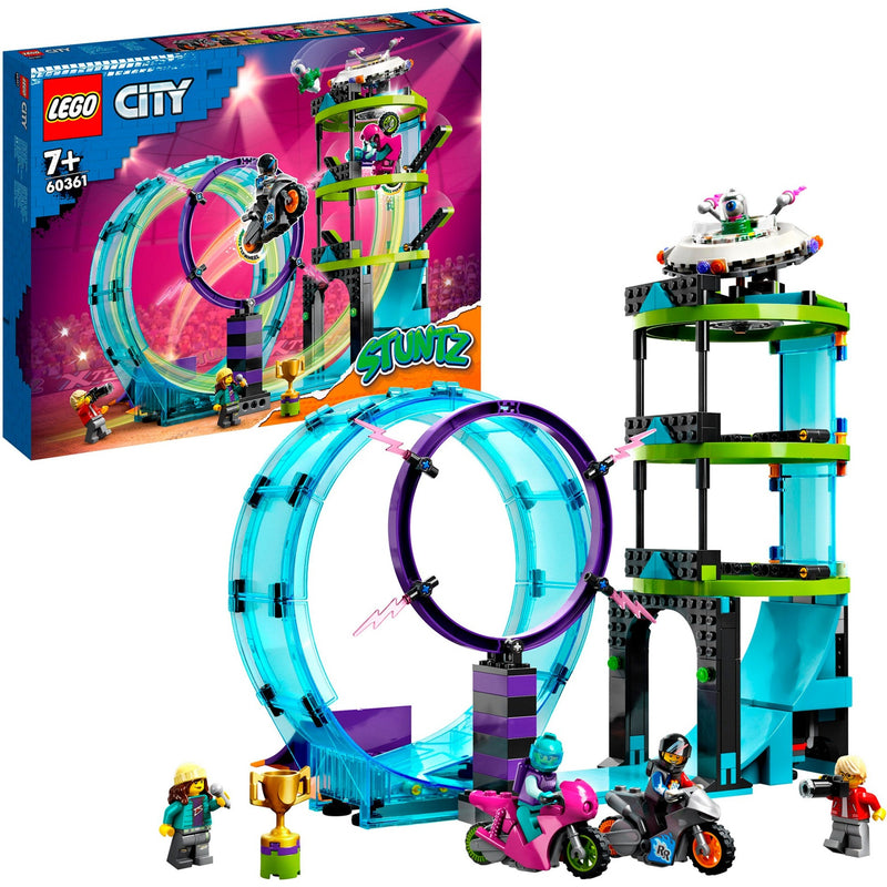 Afbeelding laden in galerijviewer, Lego city - ultieme stuntrijders uitdaging constructiespeelgoed (60361)
