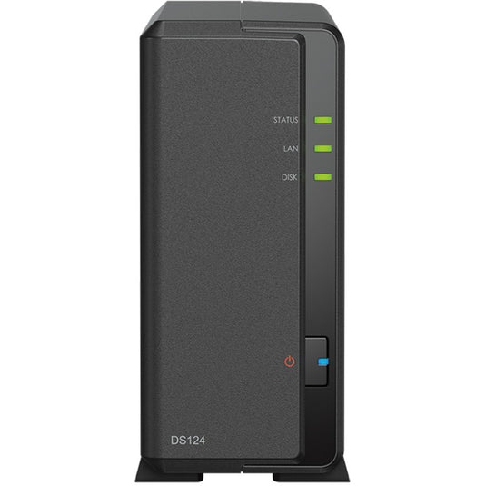 Synology diskstation ds124 nas (zwart, usb-a 3.2 (5 gbit s))