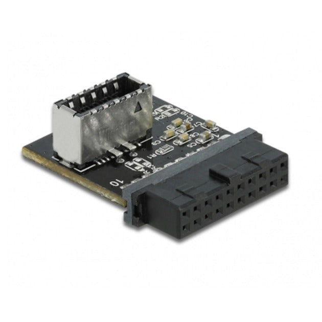 Afbeelding laden in galerijviewer, Delock usb 3.0 adapter pin header female to internal key a female (zwart)
