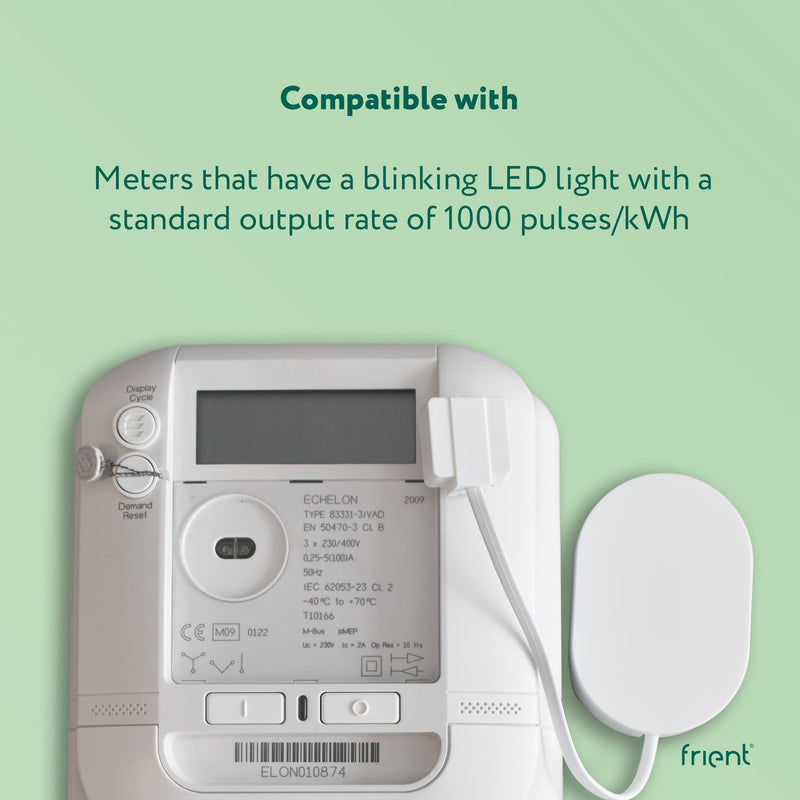 Afbeelding laden in galerijviewer, Ty frient electrici meter interface 2, led energiebesparing (wit, zigbee 3.0)
