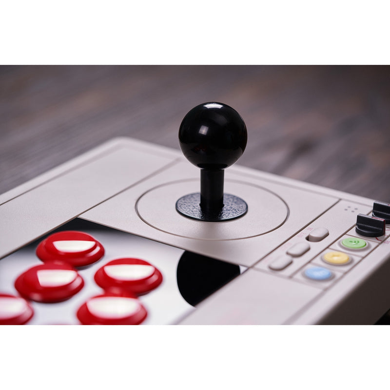 Afbeelding laden in galerijviewer, 8bitdo arcade stick joystick (grijs, switch 1, switch 2, pc, bluetooth 2.4g usb-c)
