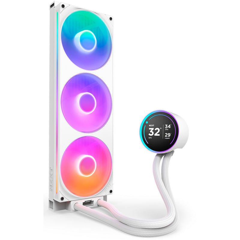 Afbeelding laden in galerijviewer, Nzxt kraken elite 420 rgb waterkoeling (wit)
