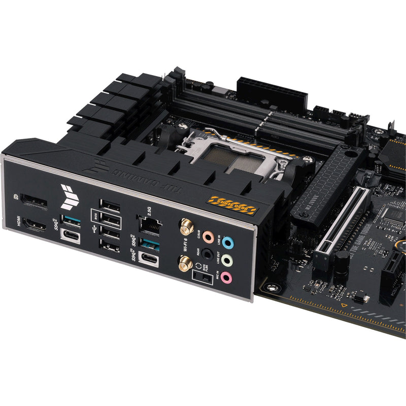 Afbeelding laden in galerijviewer, Asus tuf gaming b650-plus wifi socket am5 moederbord (zwart lichtoranje, raid, 2.5gb-lan, wi-fi 6, bt 5.2, sound, atx)
