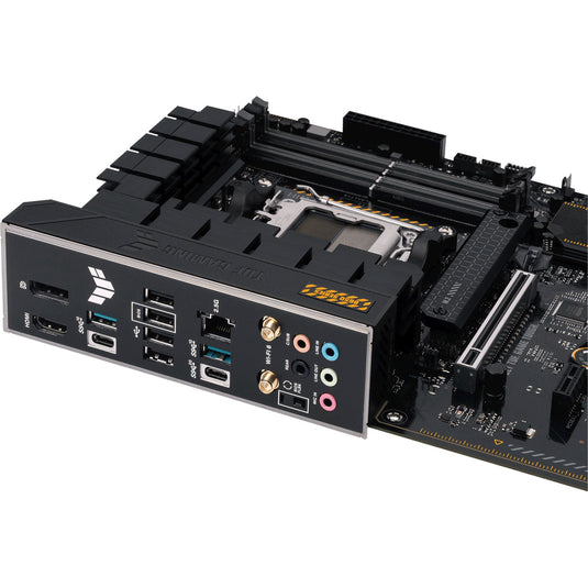 Asus tuf gaming b650-plus wifi socket am5 moederbord (zwart lichtoranje, raid, 2.5gb-lan, wi-fi 6, bt 5.2, sound, atx)
