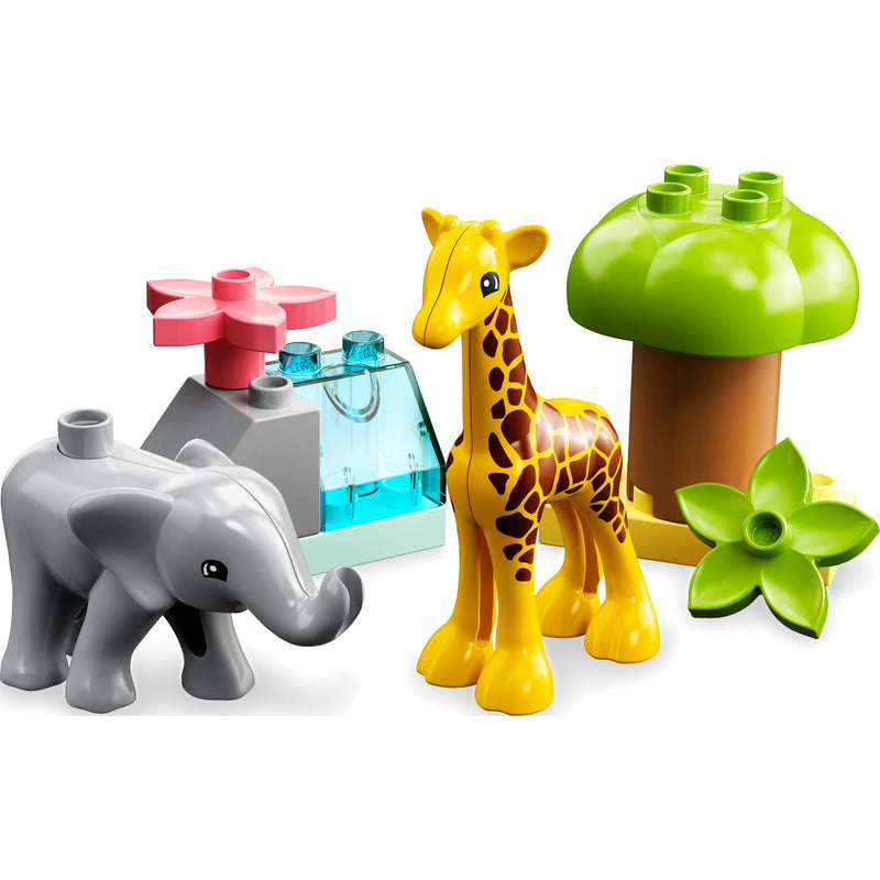 Afbeelding laden in galerijviewer, Lego duplo - wilde dieren van afrika constructiespeelgoed (10971)
