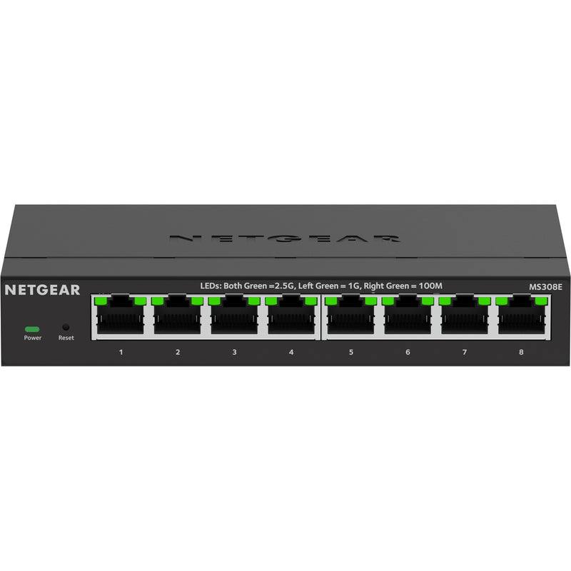 Afbeelding laden in galerijviewer, Netgear 8-port 2.5g multi-gigbit ethernet plus switch (ms308e) (zwart, managed)
