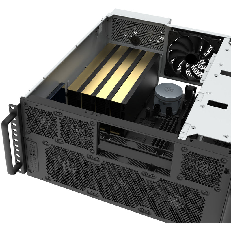 Afbeelding laden in galerijviewer, Silverstone rm53-502 rack behuizing (zwart)
