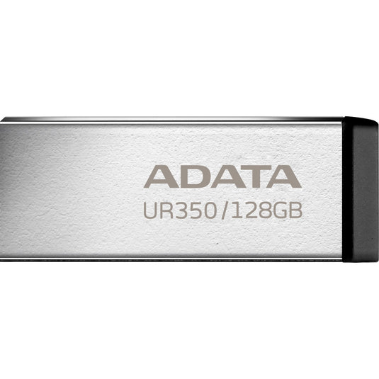 Adata ur350 128 gb usb-stick (nikkel zwart, usb-a 3.2 gen 1 (5 gbit s))