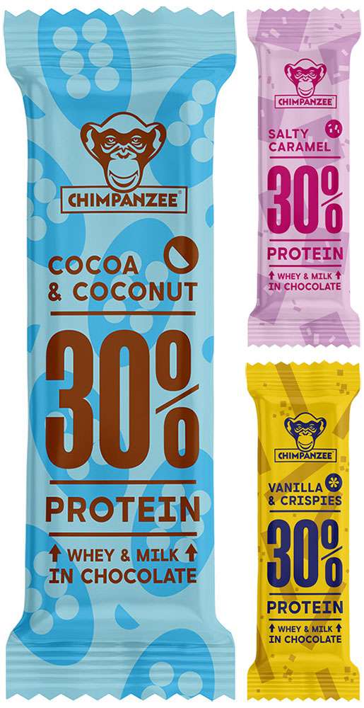 Afbeelding laden in galerijviewer, Chimpanzee protein bar 30% 20x50g box
