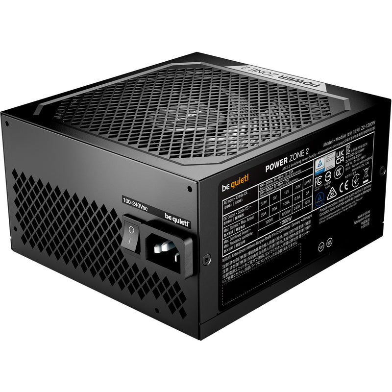Afbeelding laden in galerijviewer, Be quiet! power zone 2 modulaire 1200 watt voeding (zwart, 1x 12v-2x6, 3x pcie)
