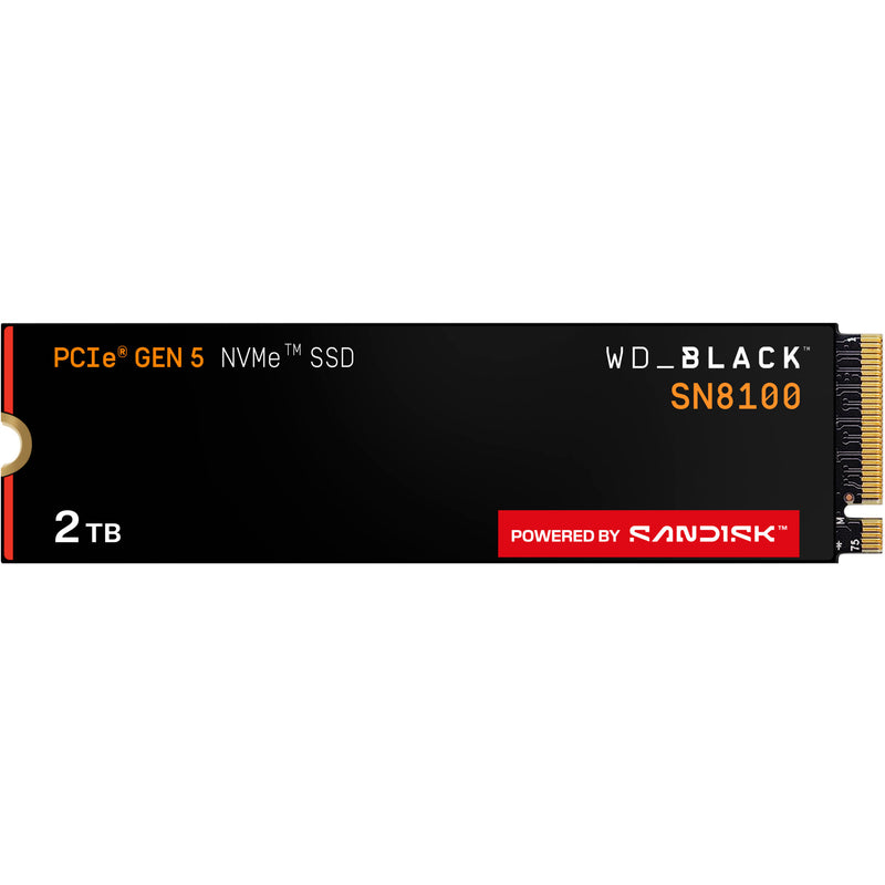 Afbeelding laden in galerijviewer, Wd black sn8100 2 tb ssd (pcie 5.0 x4, nvme 2.0, m.2 2280)
