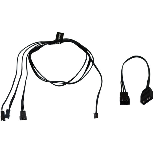 Alphacool digital rgb led y-kabel 3-weg met jst male connector (zwart, 60cm)