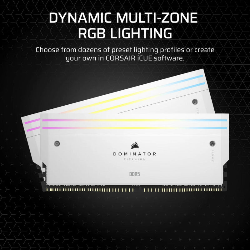 Afbeelding laden in galerijviewer, Corsair dominator titanium ddr5 lighting enhancement kit ledverlichting (wit, cmplekit2w)
