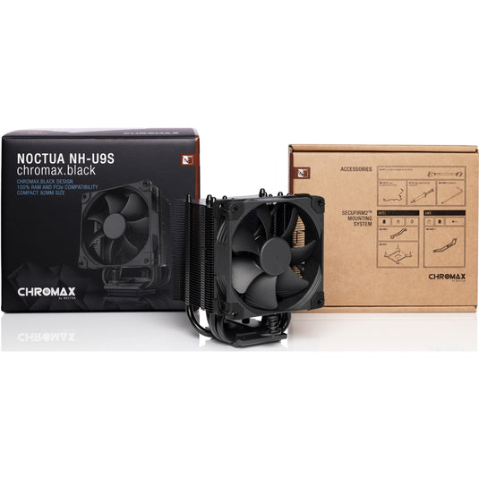Noctua nh-u9s chromax.black cpu-koeler (zwart, 4-pins pwm fan-connector)