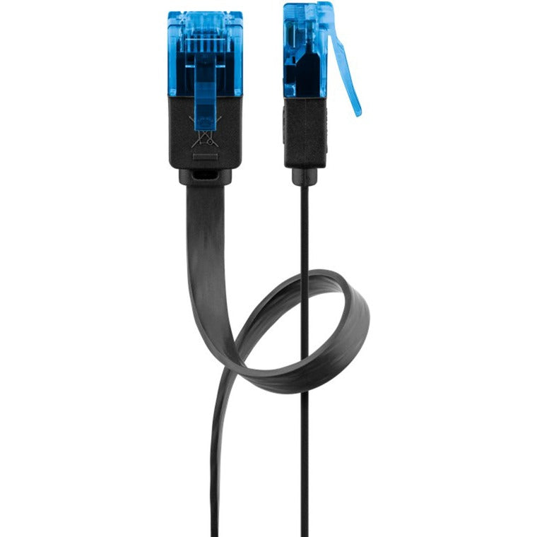 Afbeelding laden in galerijviewer, Goobay cat 6a u utp platte kabel (zwart, 20 meter)

