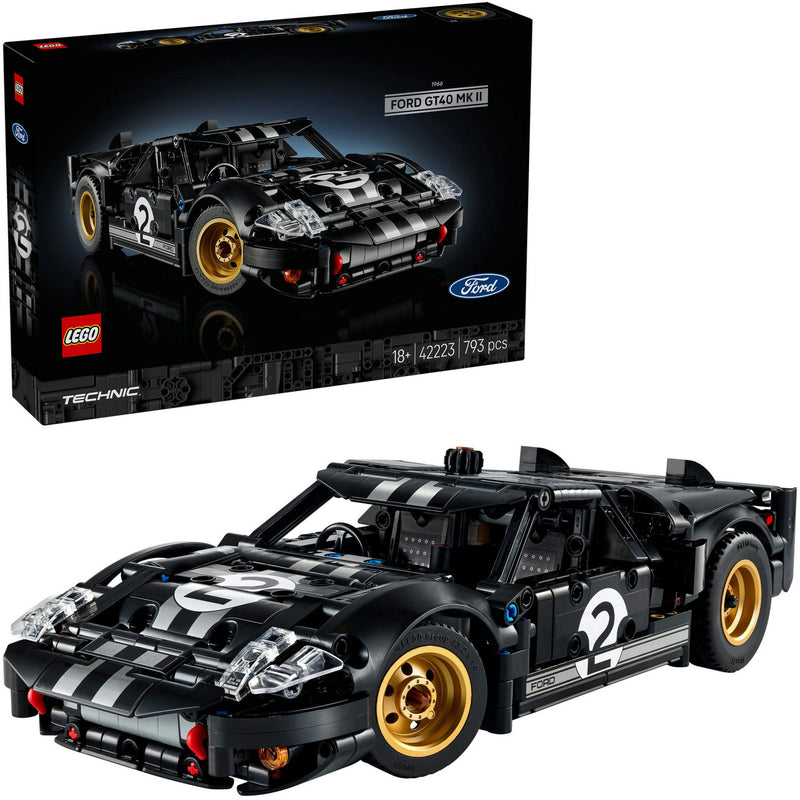Afbeelding laden in galerijviewer, Lego technic 42223 1966 ford gt40 mkii racewagen
