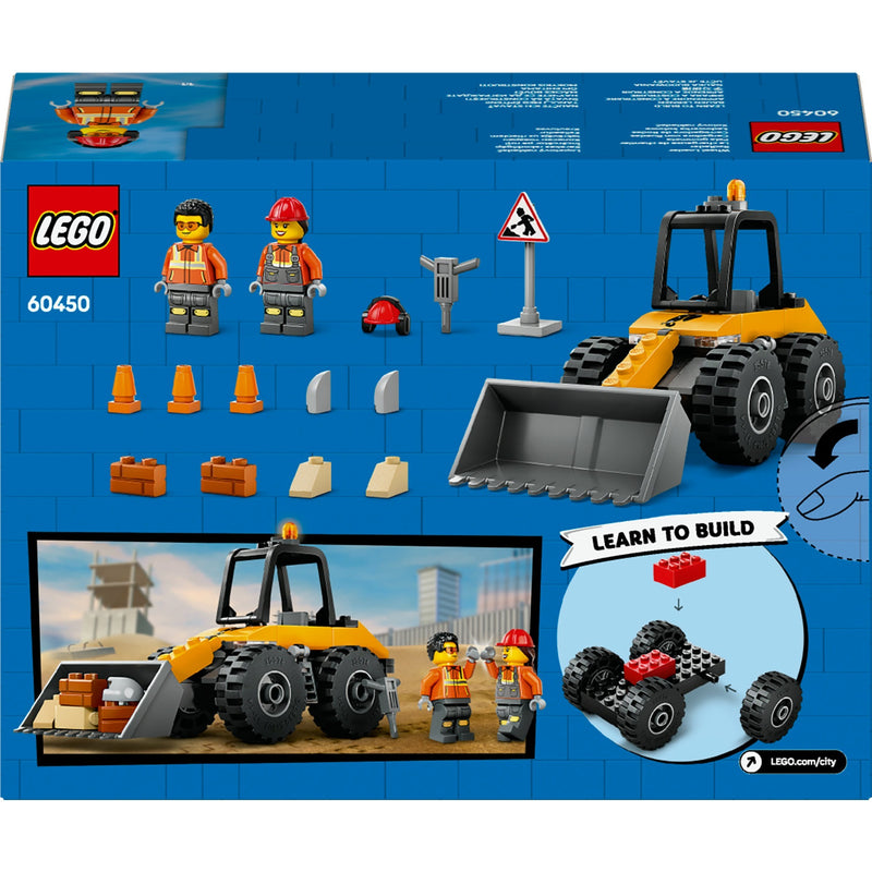 Afbeelding laden in galerijviewer, Lego city - gele wiellader constructiespeelgoed (60450)
