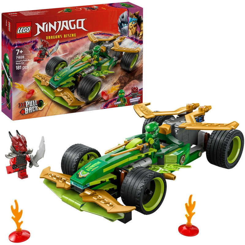Afbeelding laden in galerijviewer, Lego ninjago 71828 lloyds pull-back racewagen
