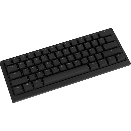 Ducky one x mini wireless rgb mechanisch toetsenbord (zwart, us lay-out (qwerty), inductive, 60%, hot-swappable, pbt, 2.4 ghz | bluetooth | usb-c)