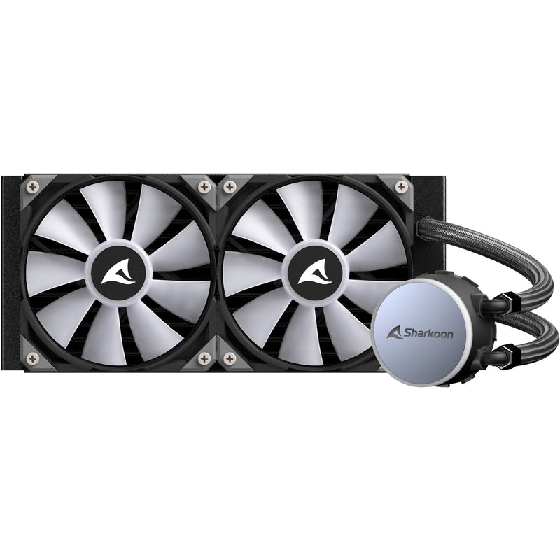 Afbeelding laden in galerijviewer, Sharkoon s70 rgb waterkoeling (zwart, 4-pins pwm fan-connector)
