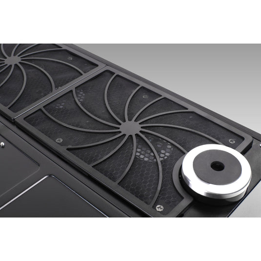 Silverstone grandia gd07b htpc behuizing (zwart | 2x usb-a)
