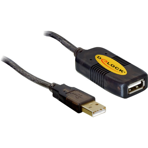 Afbeelding laden in galerijviewer, Delock usb 2.0 verlengkabel (zwart, 10 meter)
