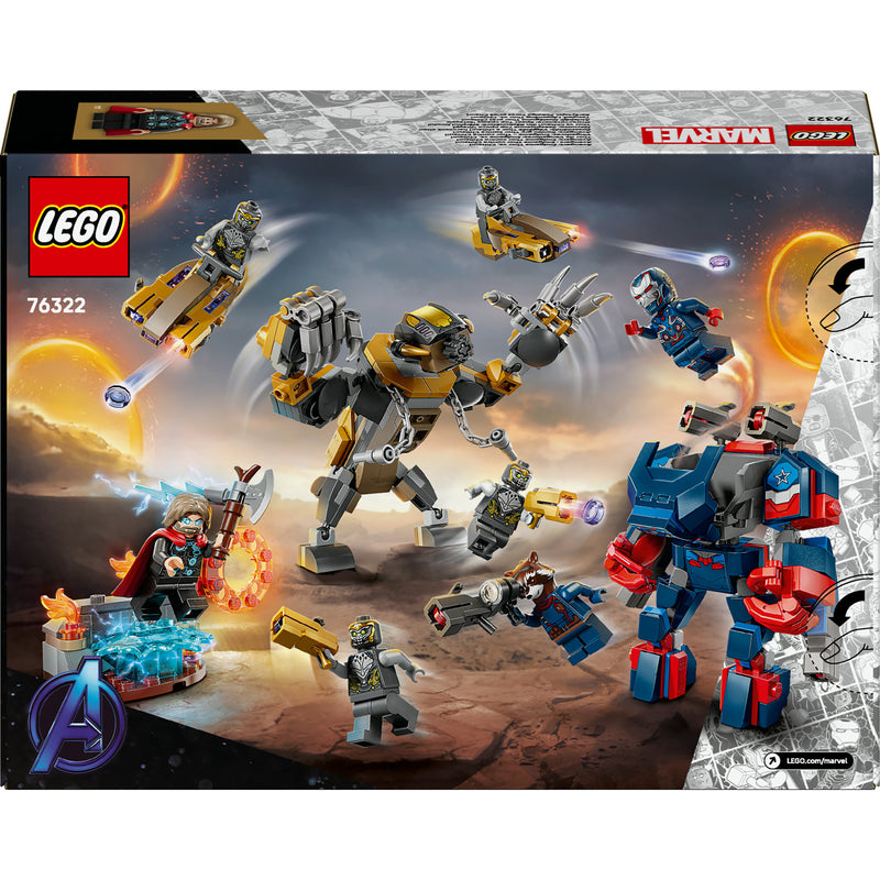 Afbeelding laden in galerijviewer, Lego super heroes marvel 76322 avengers endgame thor vs. chitauri
