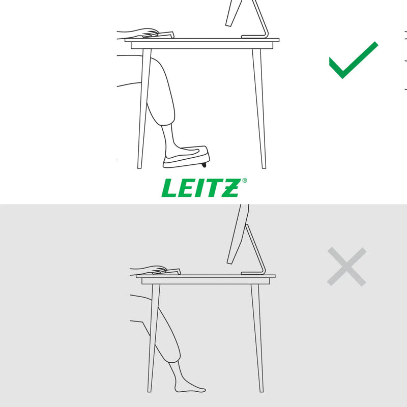 Afbeelding laden in galerijviewer, Leitz ergo verstelbare bureau voetensteun (zwart)
