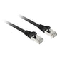 Sharkoon cat.7a netwerkkabel (zwart, 2 meter, sftp, rj-45)