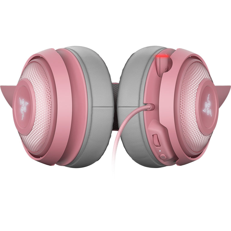Afbeelding laden in galerijviewer, Razer kraken kitty v2 pro rgb over-ear gaming headset (roze)
