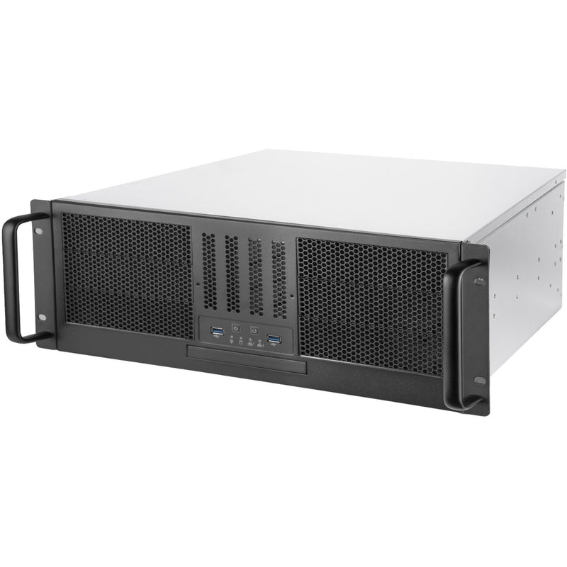 Afbeelding laden in galerijviewer, Silverstone rm41-506 rack behuizing (zwart | 2x usb-a 3.2 (5 gbit s))
