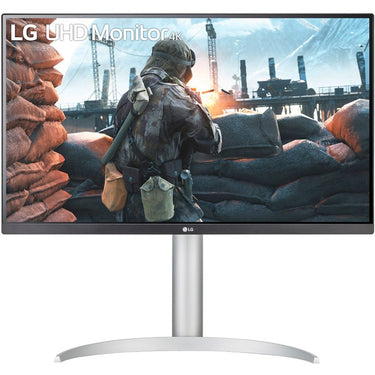 Lg ultrafine 27up650k-w 27 4k uhd monitor (wit zilver, 2x hdmi, displayport)