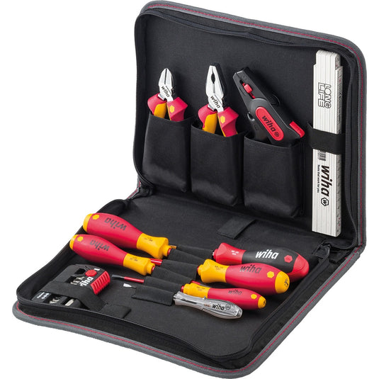 Wiha gereedschapset elektricien gereedschapsset (rood geel)