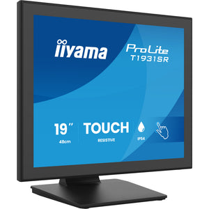Iiyama prolite t1931sr-b2s 19 touchscreen monitor (zwart, 1x displayport, 1x hdmi)