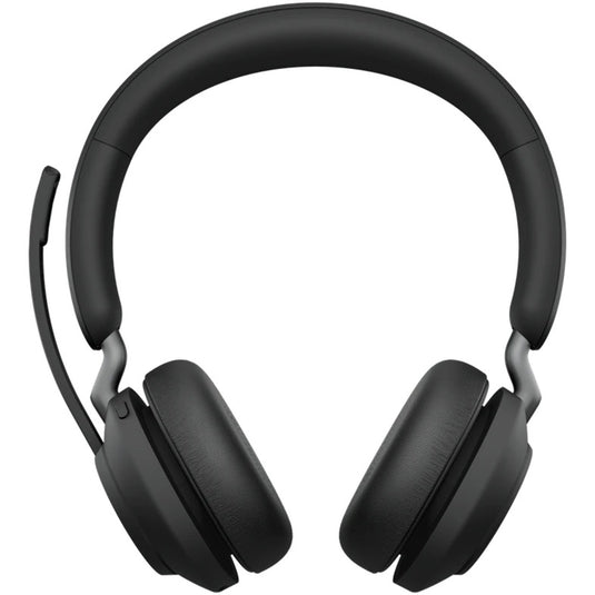Jabra evolve2 65, ms stereo on-ear headset (zwart, microsoft teams, bluetooth)