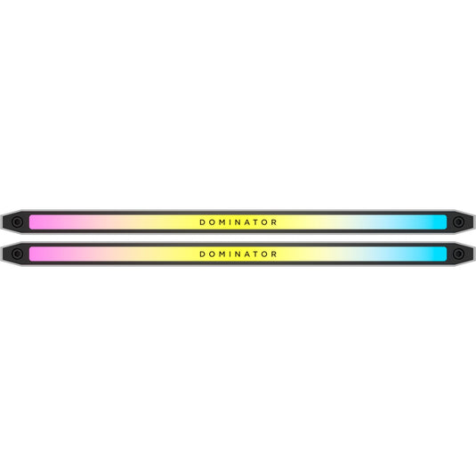 Corsair 96 gb ddr5-6600 kit werkgeheugen (wit, cmp96gx5m2b6600c32w, dominator titanium rgb, xmp 3.0)